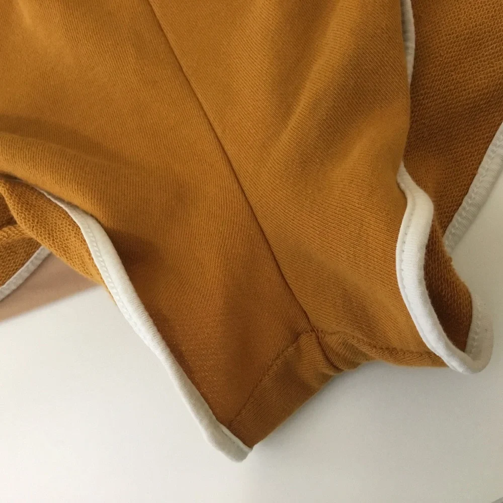 Vintage Terry Shorts Varsity Short Shorts Drawstring Y2K